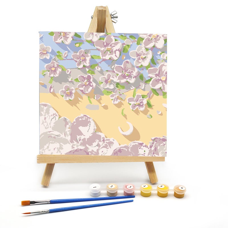 Digital Oil Painting Diy Filling Oil Painting Cartoon Kidsren'S Handmade Coloring Painting 20*20Cm Manufacturer Dropshipping - Image 1
