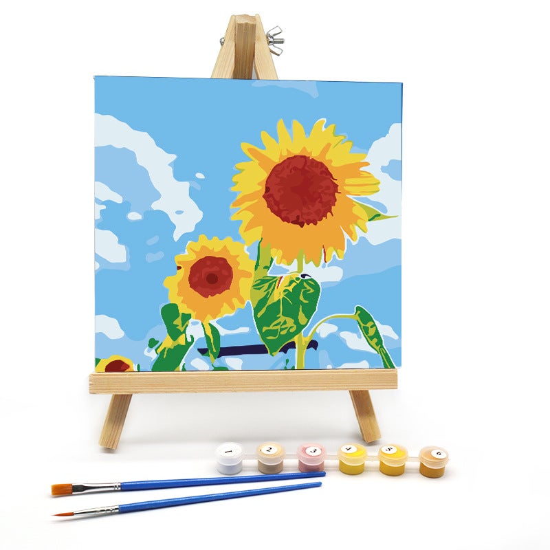 Digital Oil Painting Diy Filling Oil Painting Cartoon Kidsren'S Handmade Coloring Painting 20*20Cm Manufacturer Dropshipping - Image 4