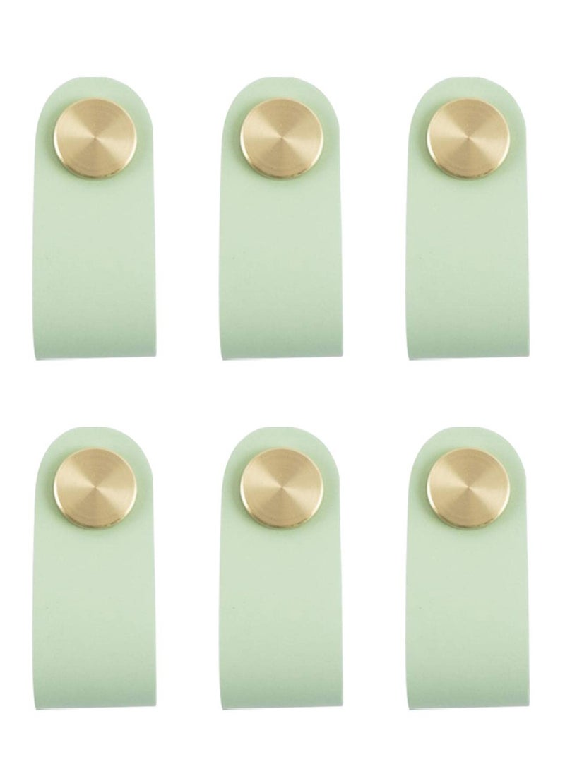 6-Piece Modern Brass Cabinet Handles and Drawer Knobs with Screws for Home Office and Kids Room Furniture Accessories (Light Green) - Perfect Replacement for Your Cabinets and Drawers. - pzsku/ZC01FF53D985C9D1AEDF0Z/45/_/1723079785/1b85ffec-91d4-4b97-9865-6d124b4fe620