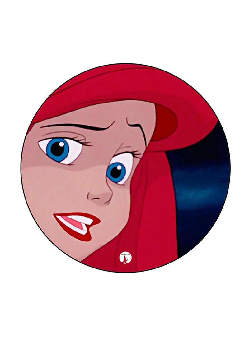 Disney Character Printed Mouse Pad Round  Multicolour