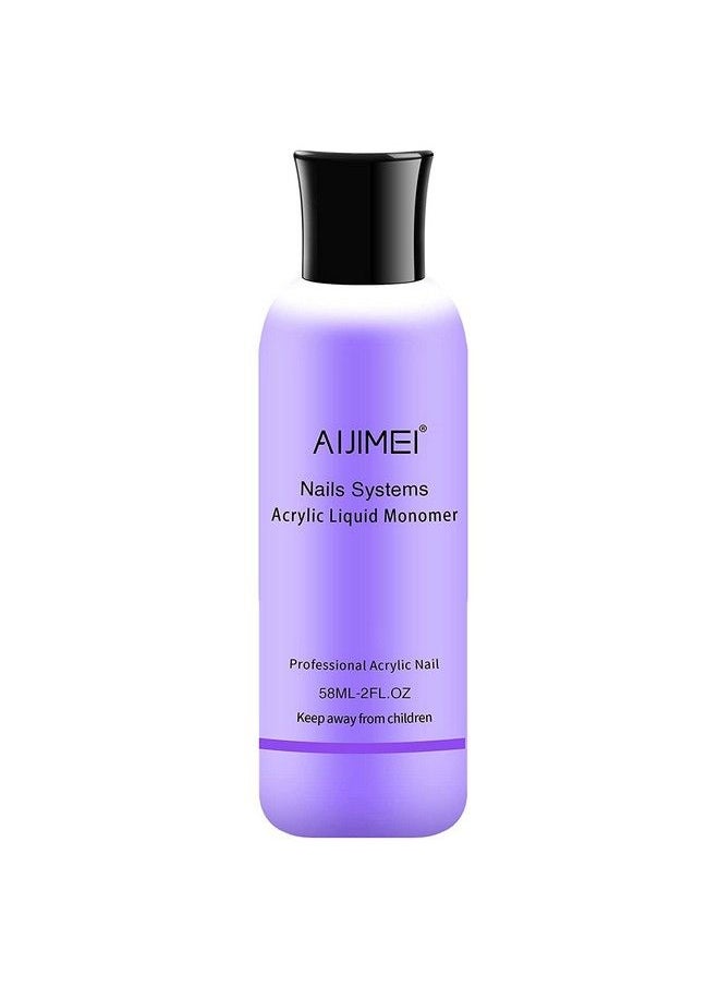 AIJIMEI Acrylic Monomer Acrylic Liquid 58Ml 2Oz Acrylic Liquid Monomer For Acrylic Powder Acrylic Nail Liquid Monomer For Acrylic Nails Acrylic For Nails Powders & Liquids Acrylic Nail Powder And Liquid  - Image 2