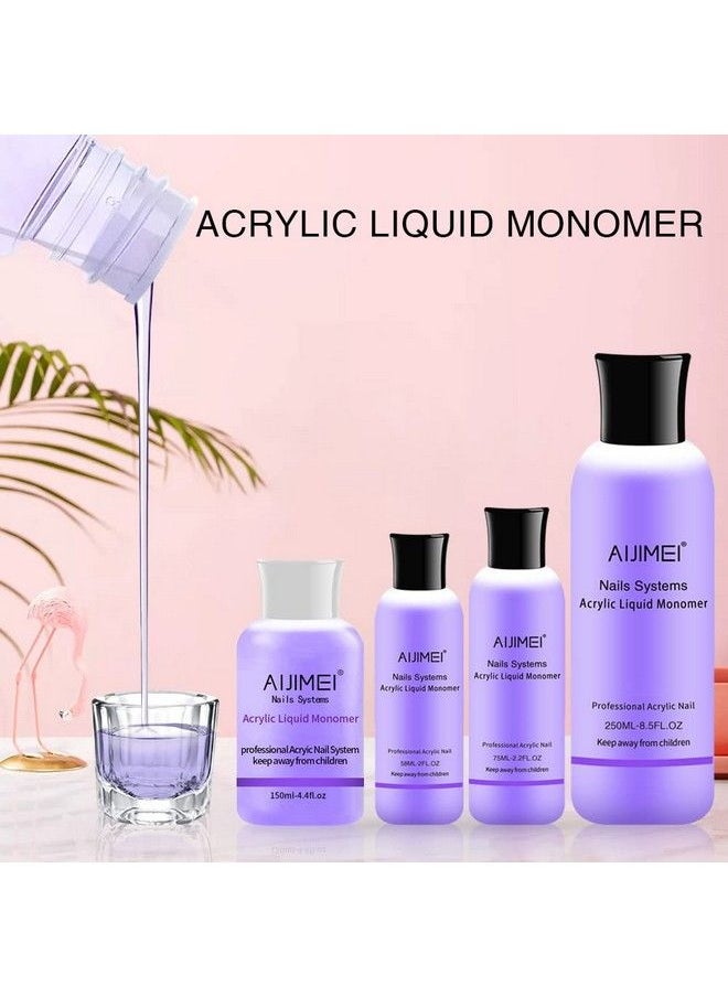AIJIMEI Acrylic Monomer Acrylic Liquid 58Ml 2Oz Acrylic Liquid Monomer For Acrylic Powder Acrylic Nail Liquid Monomer For Acrylic Nails Acrylic For Nails Powders & Liquids Acrylic Nail Powder And Liquid  - Image 4