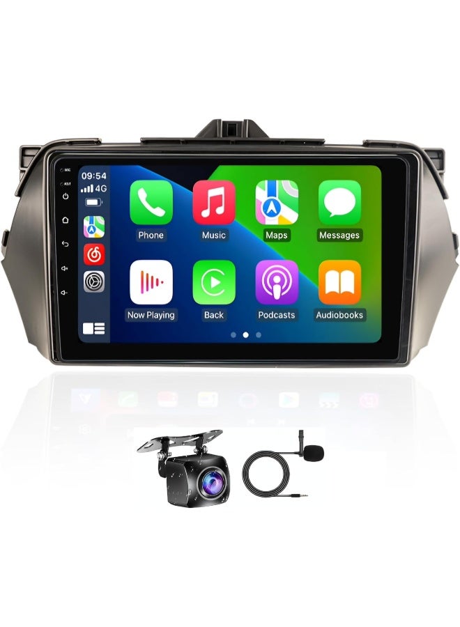 Vierex Fit Suzuki Ciaz Car Stereo Android Screen Alivio Ciaz 2014-2018 With Apple Carplay Android Auto Wireless WiFi DSP FM&AM BT AHD Camera Included Fast Interface (4+32GB Carplay 8CORE) - Image 1