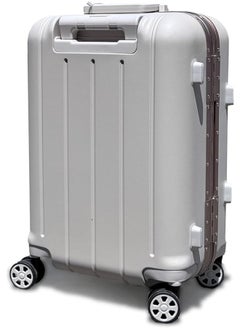 SWISSCASE V801 Hardshell Suitcase, 24-Inch, Aluminium Frame, Double Spinner Wheels, Disert  - Image 2