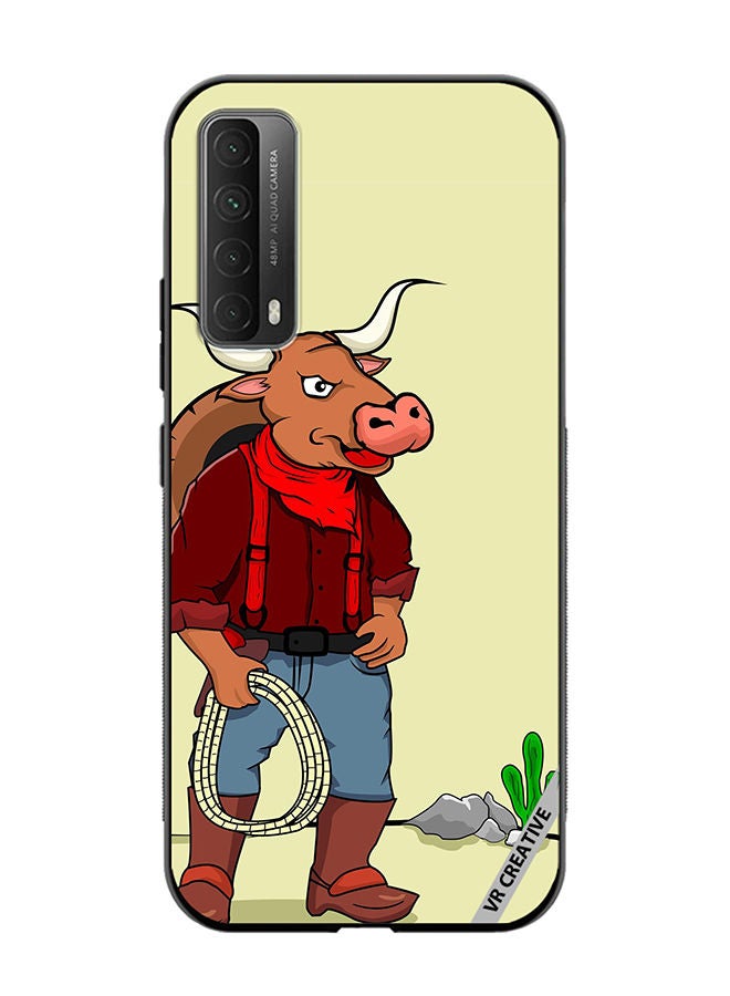 VR CREATIVE Protective Case Cover For Huawei Y7a Taurus Man Design Multicolour - Image 1