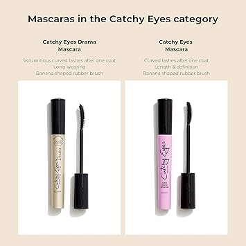 GOSH Catchy Eyes Mascara Waterproof for Extra Long Defined Eyelashes I for the Best Cat Eye Effect I Waterproof Mascara I FragranceFree SkinFriendly Ideal for Sports Beach I 001 Black - Image 5