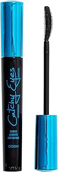 GOSH Catchy Eyes Mascara Waterproof for Extra Long Defined Eyelashes I for the Best Cat Eye Effect I Waterproof Mascara I FragranceFree SkinFriendly Ideal for Sports Beach I 001 Black - Image 1