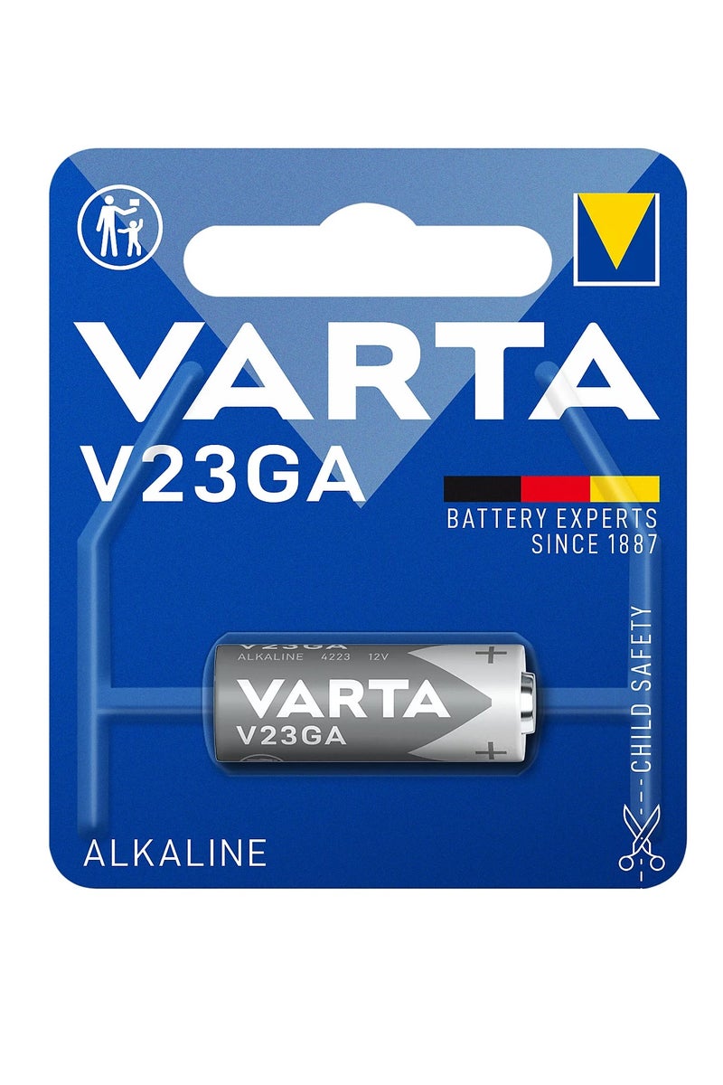 فارتا بطارية قلوية V23GA 12 فولت، طاقة طويلة الأمد لمفاتيح السيارة، وفتحات أبواب المرآب، وأجهزة التحكم عن بعد، والأجهزة الطبية، خالية من الزئبق والكادميوم، تصميم صغير الحجم وموثوق وعالي الأداء - Image 1