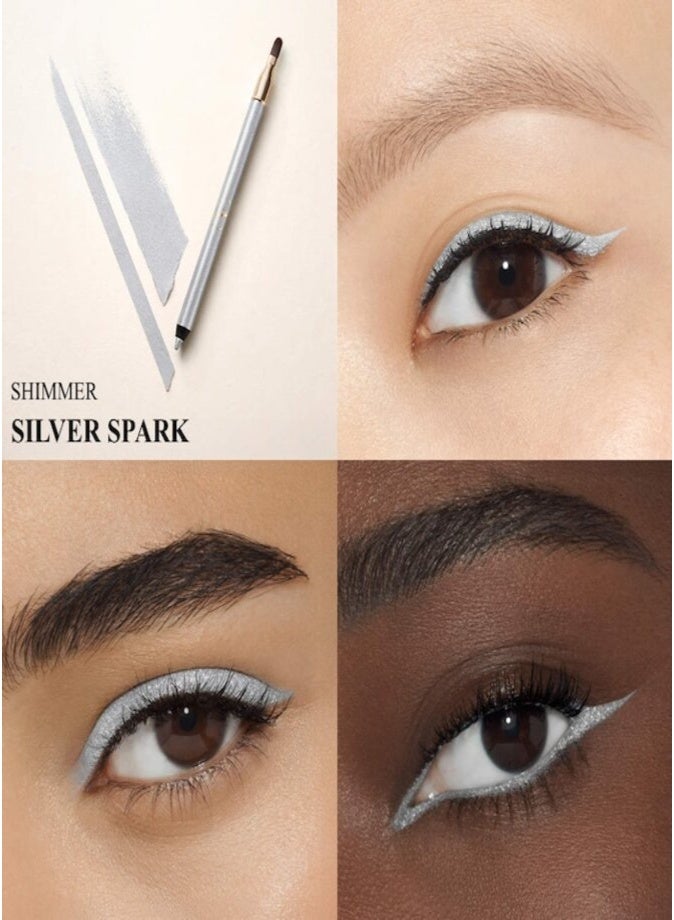 Valentino Colorgraph Waterproof Gel Eyeliner Pencil 1ml – 11 Silver Spark Long-Lasting Smudge-Proof Eye Liner - Image 2