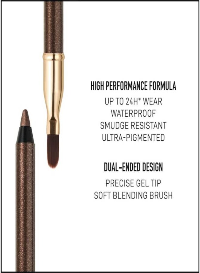 Valentino Colorgraph Waterproof Gel Eyeliner Pencil 1ml – 11 Silver Spark Long-Lasting Smudge-Proof Eye Liner - Image 3