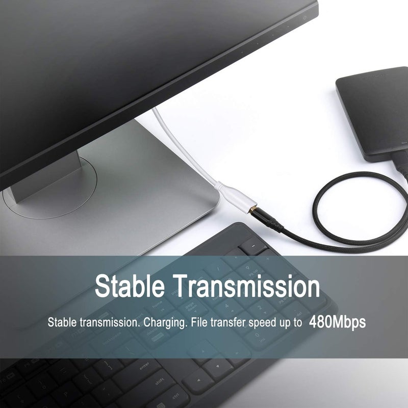 فاسجير كابل تمديد USB 2.0 من [6 قدم/1.83 متر] - ذكر A إلى أنثى A، كابل تمديد USB للشحن والمزامنة (6 قدم، أبيض) - Image 3