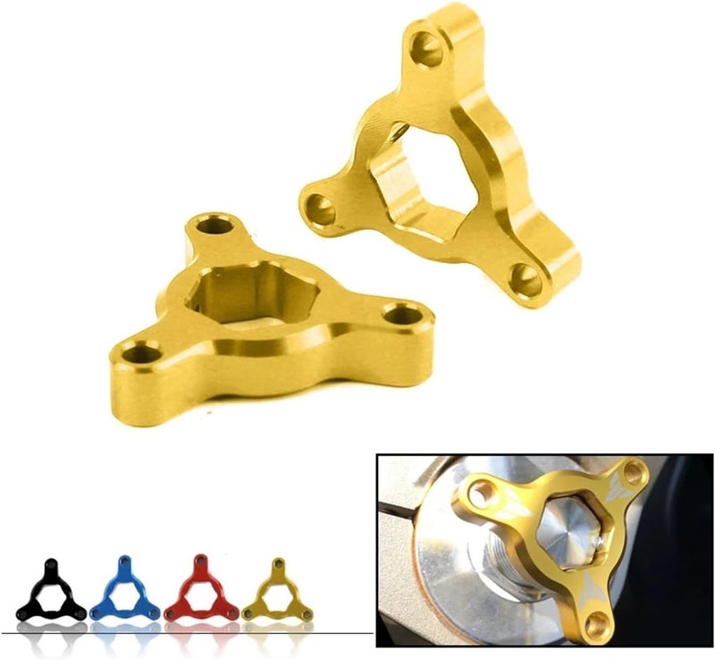 QASULER 17MM CNC Aluminum Motorcycle Fork Adjusters - Image 2