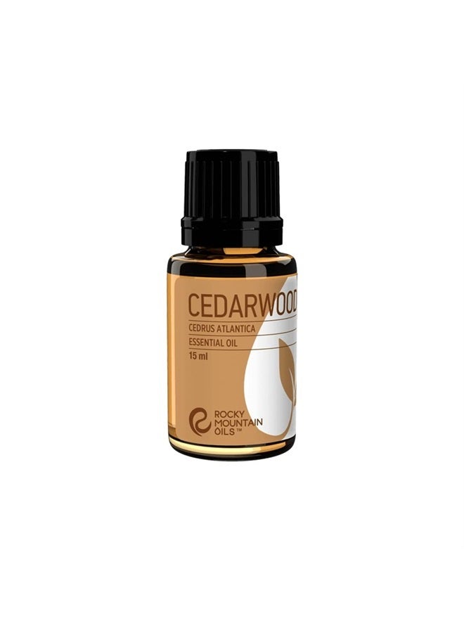 Rocky Mountain Oils Cedarwood Essential Oil 15ml - Image 1