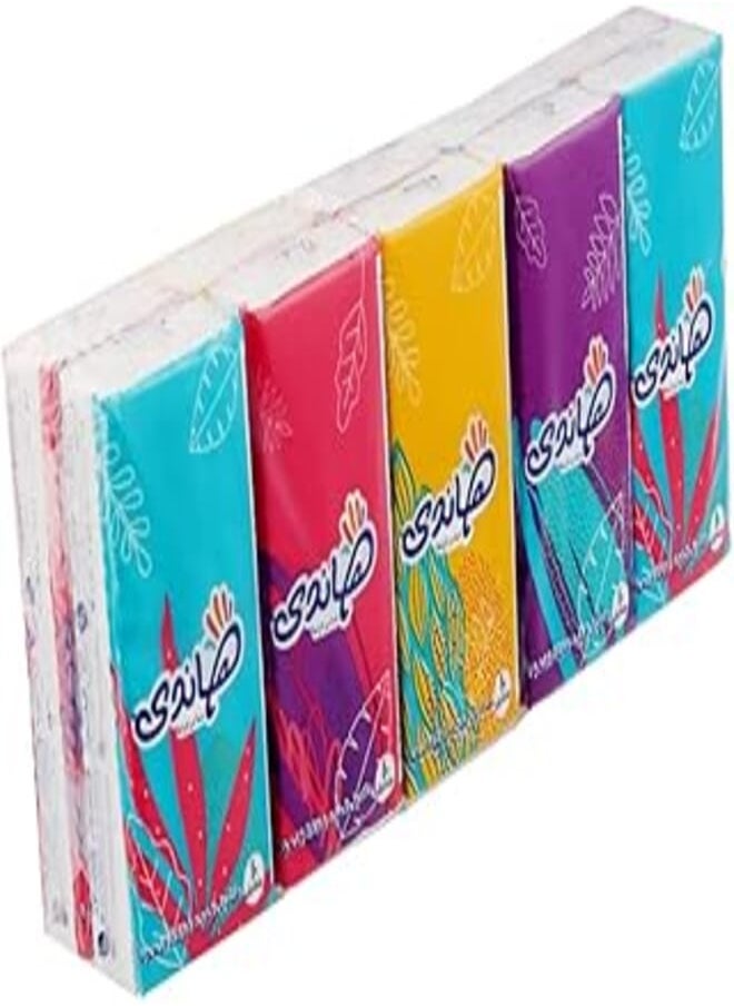 Handy - Handy pocket tissue, 10 pieces-multi color - Image 1