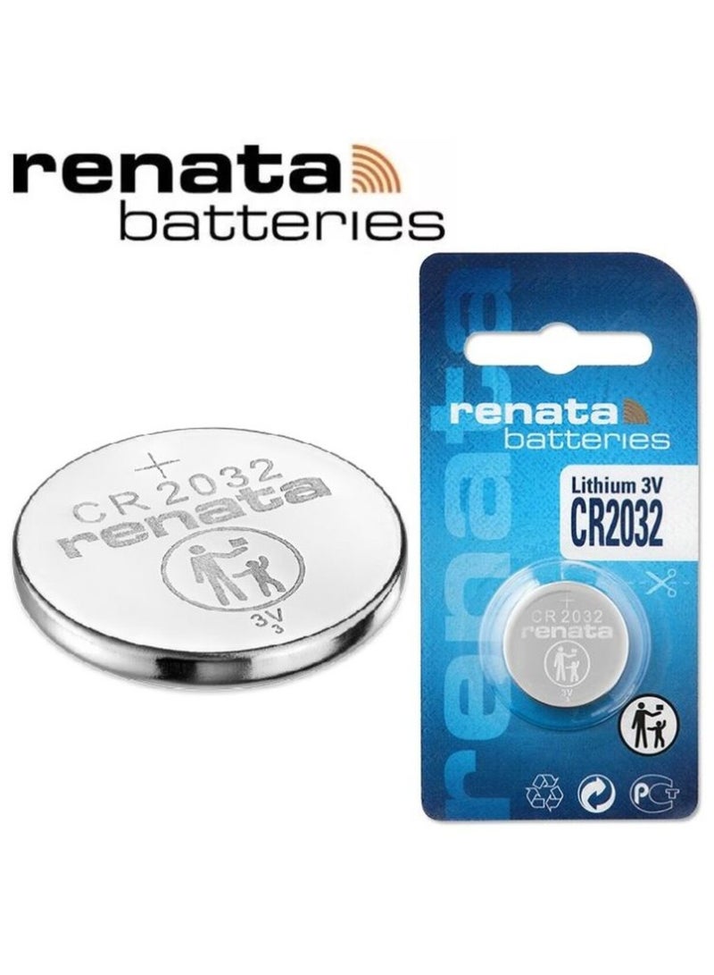 Renata 2-Pieces Renata CR2032 Lithium 3V Batteries - Image 2