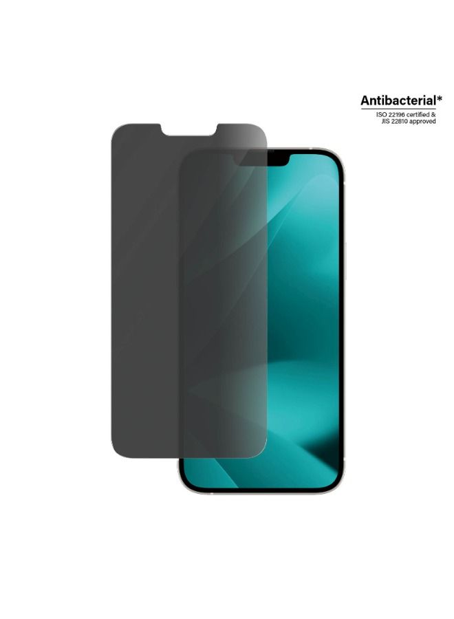 بانزرجلاس واقي الشاشة كلاسيك فيت للخصوصية من بانزر جلاس لآيفون ١٤ بلس ٢٠٢٢ - ٦,٧ بوصة - شفاف - Image 1