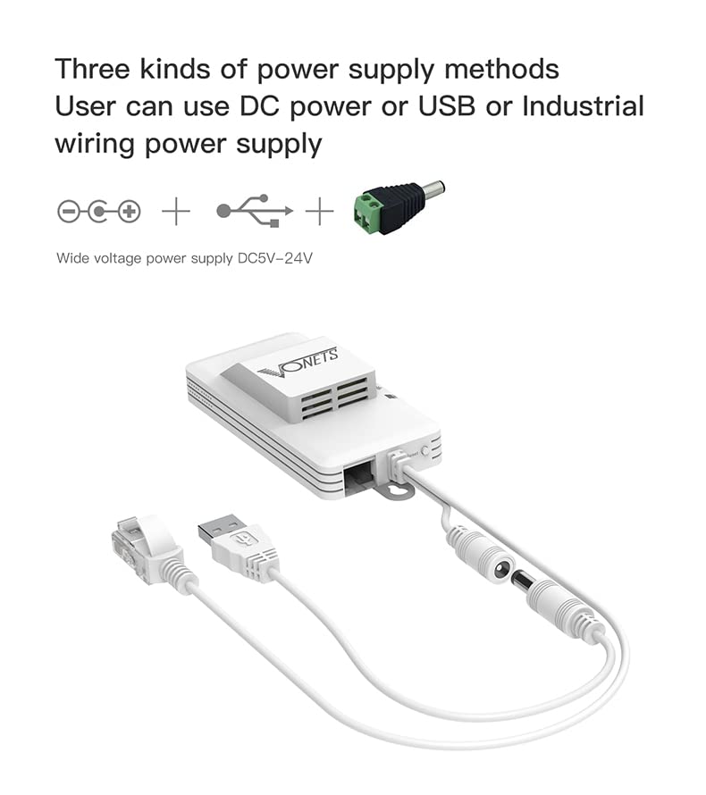 Vonets WiFi Extender Release AC1200 2.4GHz/5GHz Dual Band WiFi Bridge/WiFi to Ethernet/Broader Coverage Than Ever with 1 RJ45 (10/100Mbps) USB/DC Powered for DVR/IP Camera/WiFi Repeater with Fan - Image 5