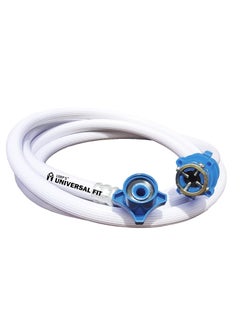 LSRP's Universal Fit LSRPs Universal Fit 2 Meter Ultra Flexible Water InflowInlet Hose Pipe For Fully Automatic Top Load And Front Load Washing Machine Rarest Quality 62MM Thick White  - Image 1