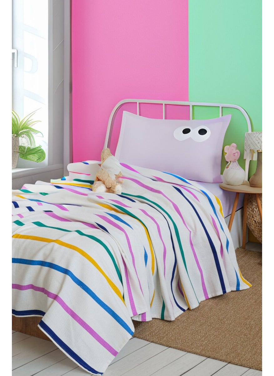 Eponj Home Blanket Set Printed Single Funny Lilac  - Image 2