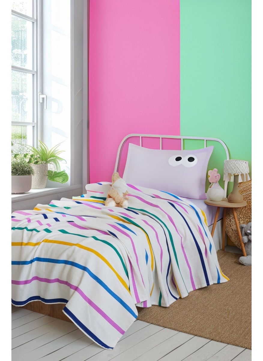 Eponj Home Blanket Set Printed Single Funny Lilac  - Image 3
