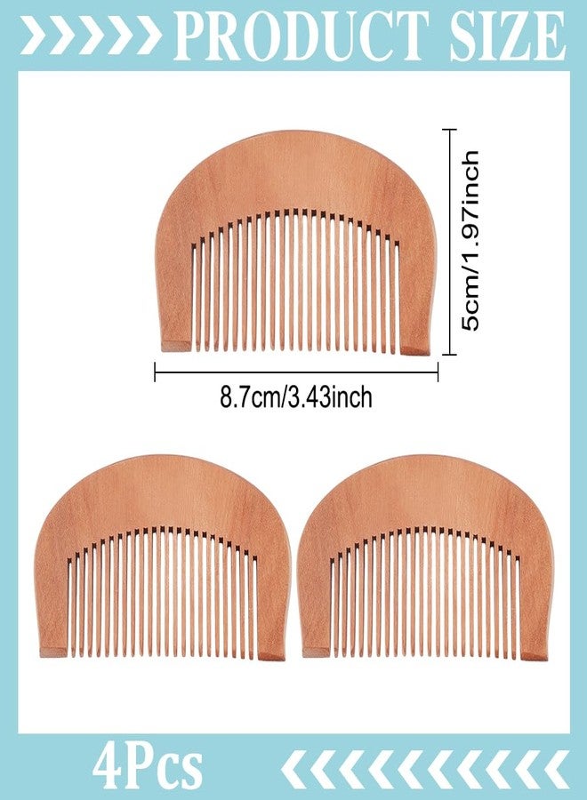 FREEBLOSS 4Pcs Macrame Fringe Comb Cord Brush for Tassels Macrame Supplies Cord Comb for Weaving Cotton Rope Open Knot Combs for Handmade Craft Kit Adults - Image 2