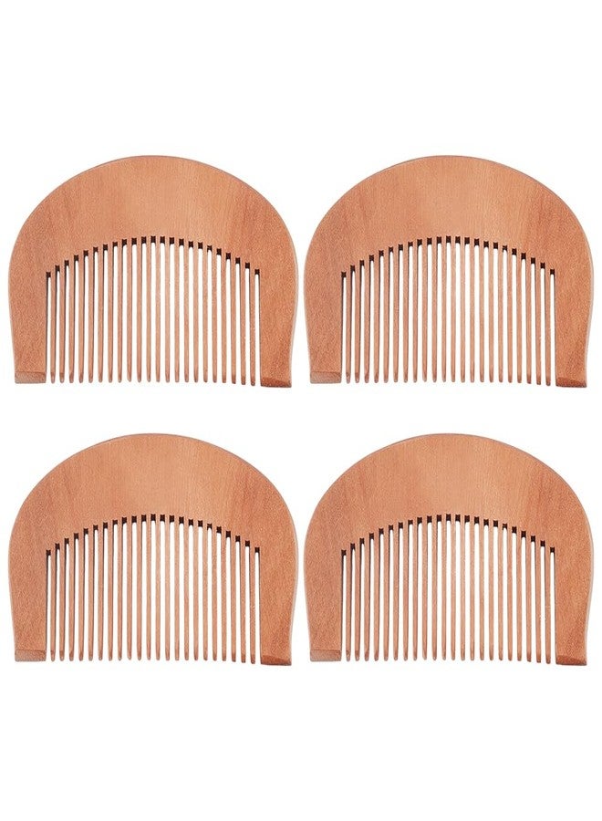 FREEBLOSS 4Pcs Macrame Fringe Comb Cord Brush for Tassels Macrame Supplies Cord Comb for Weaving Cotton Rope Open Knot Combs for Handmade Craft Kit Adults - Image 1