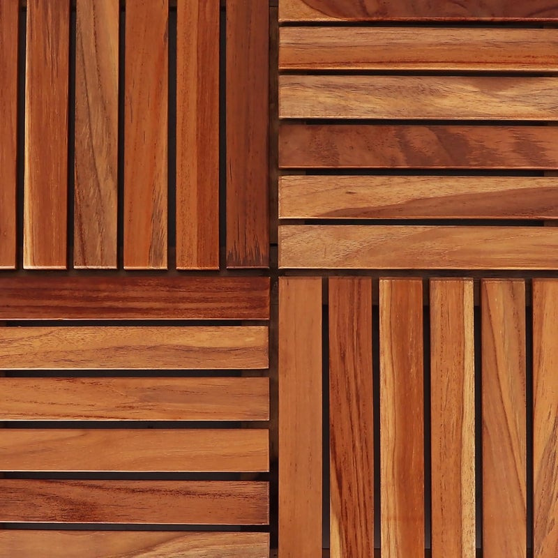 Belari Teak Shower Mat – Natural Wooden Bath Mat for Bathroom & Outdoor Use – Water-Resistant, Non-Slip Teak Wood Shower Floor Mat – Spa Quality, Eco-Friendly, Durable Indoor Outdoor Teak Mat (Centrum) - Image 4