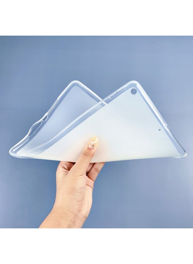 For Apple Series-iPad 10.9 2021 Tablet Protective Cover Pudding Transparent/Black TPU Soft Case-Color:Solid Black (minimum Order Of 20 Pieces For A Single Model And A Single Color)-Applicable Models:Universal For Ipad Mini 12345