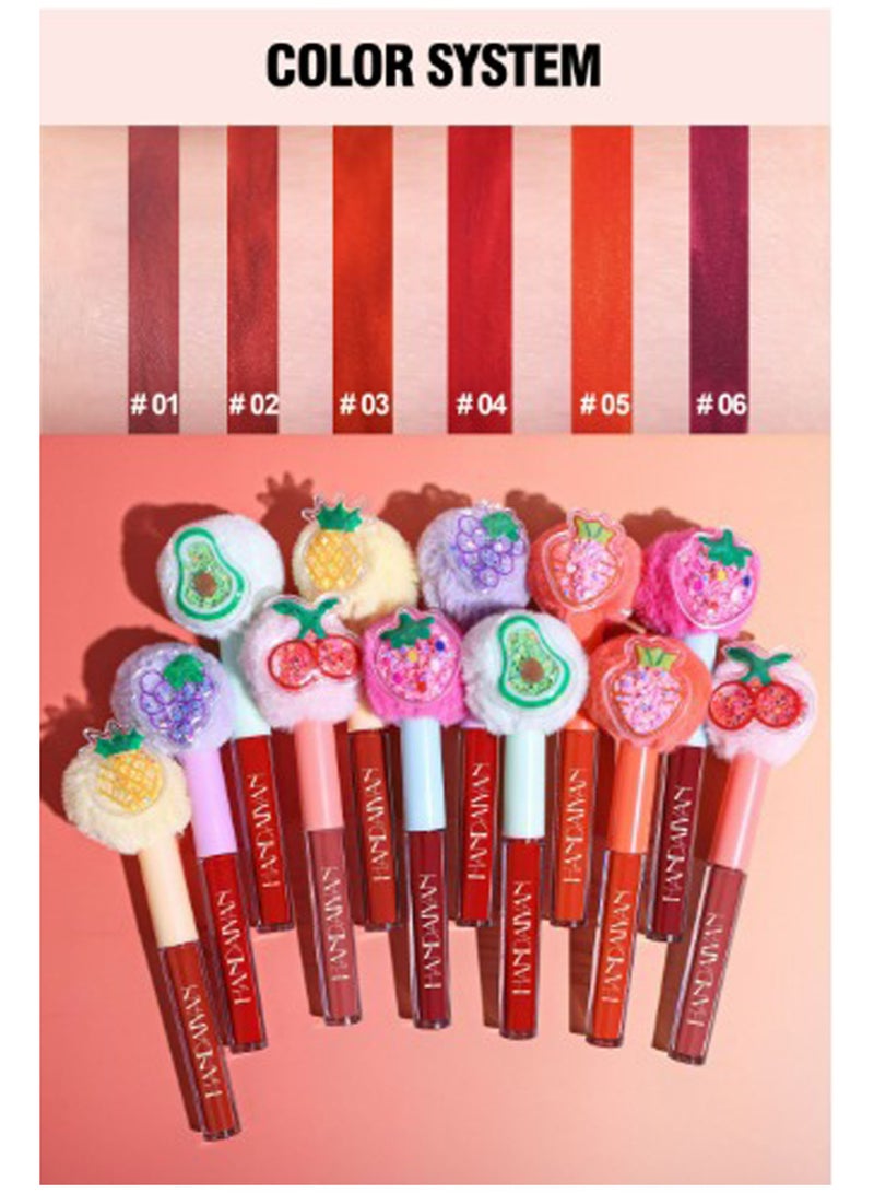 Handaiyan Lipstick Matte Liquid Lipsticks Makeup For Women Velvet Long Lasting Waterproof Highly Pigmented Colour Quick-Drying, Smudge-Proof, Nourishes, Conditions,Ultra Soft Moisturizes - Image 4