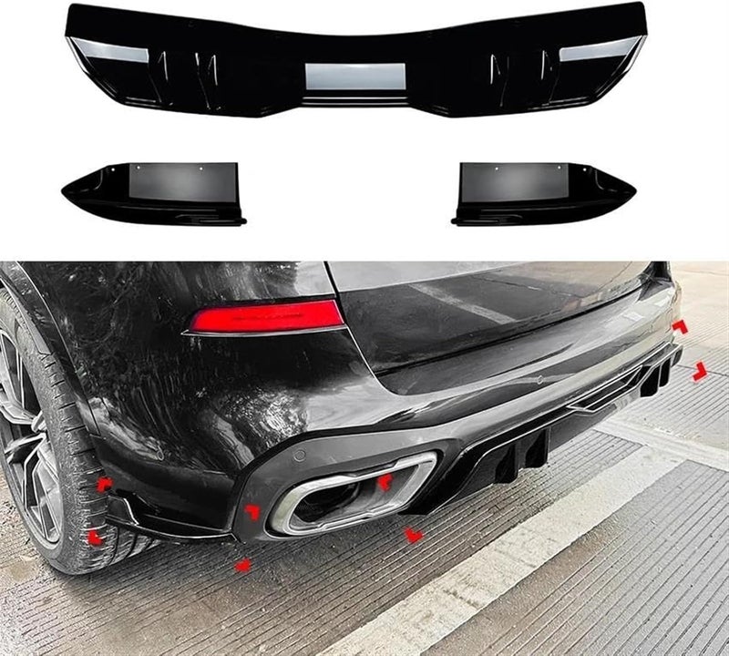 QASULER Rear Bumper Spoiler for X5 G05 2019+ - Image 4