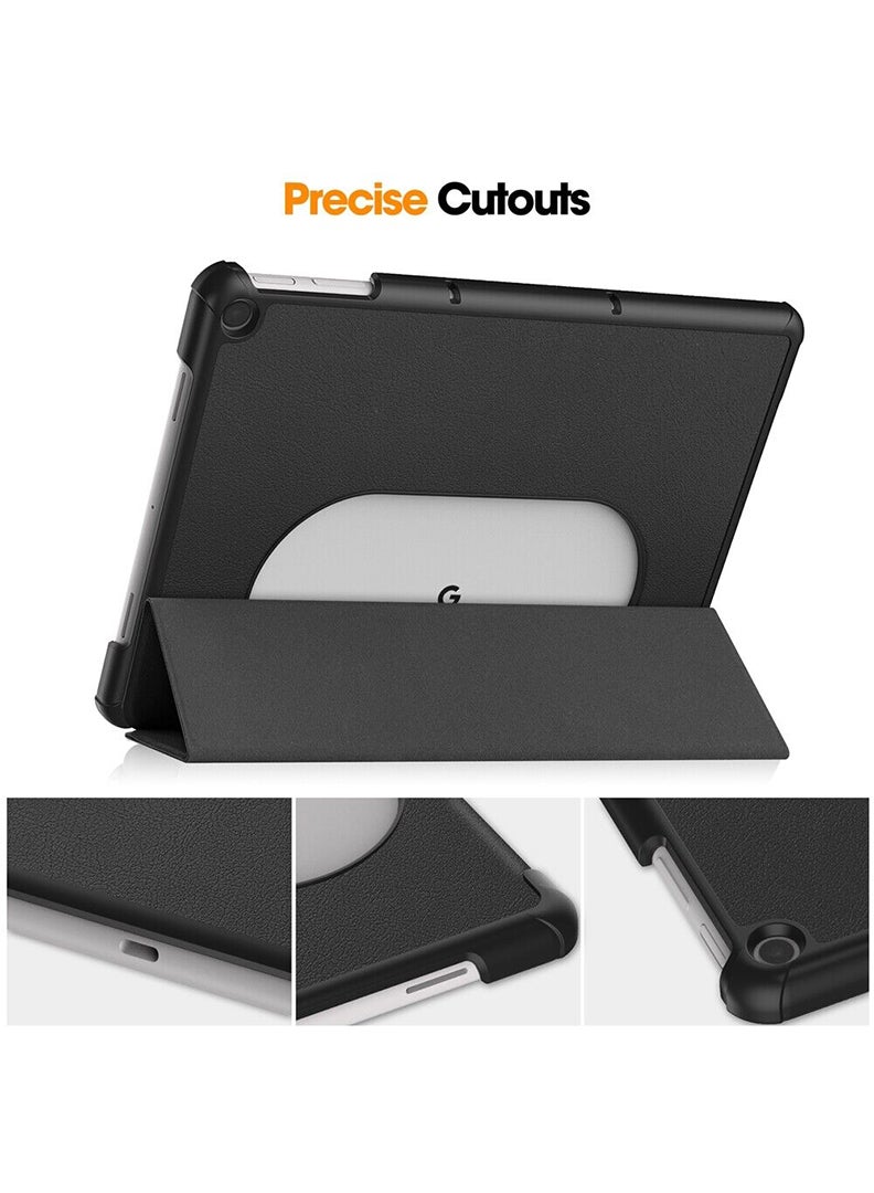 Protective Flip Case For Google Pixel Tablet With Trifold Stand Auto Wake Sleep Shockproof Cover Dads wallet white copy