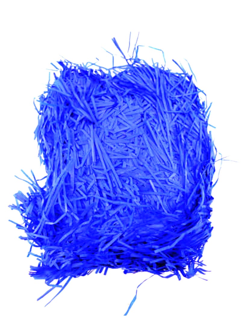 PARTY FUN Shredded Paper 100Grm/Bag  Royel Blue Color - Image 1