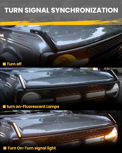 Broaddict Trail Sight Lights fit for Ford Bronco 2021 2022 2023 2024 2025 Turn Signal Lights - Image 4