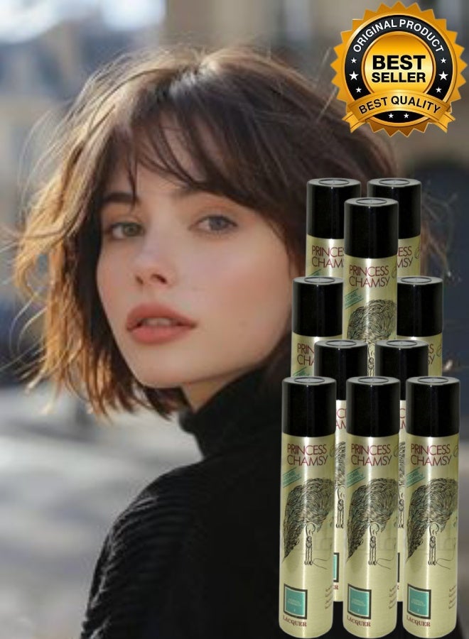 PRINCESS CHAMSY 10 Pieces Normal Strength Hair Spray 90ML - Image 1
