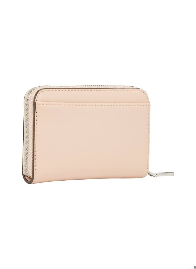 Calvin Klein Jeans Women's Sculpted Zip Around Wallet - Faux Leather, Pink  - Image 2