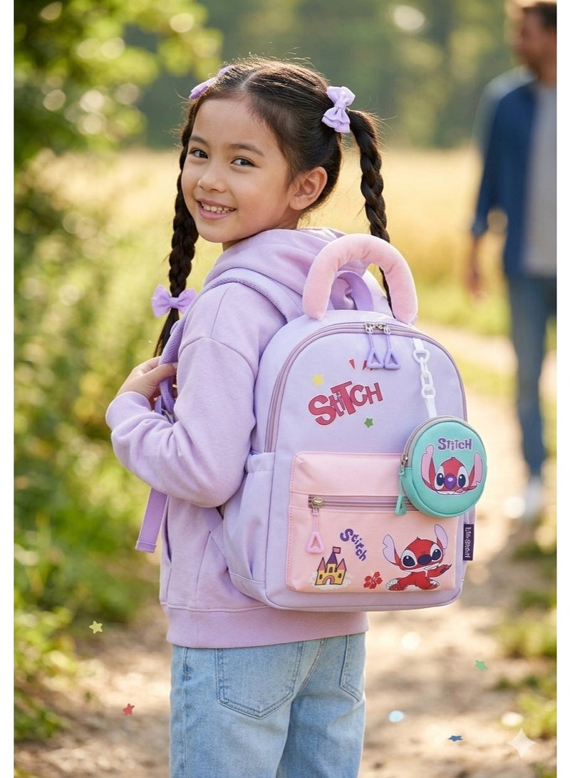 stitch kids backpack,for nursery,preschool and travelling,31x26x11 cm - Image 2