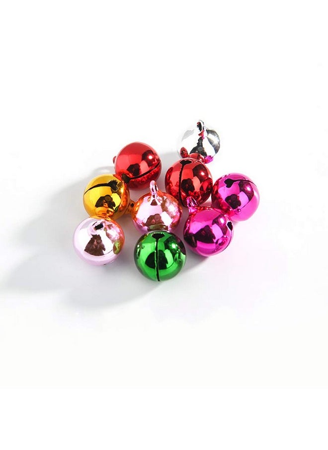 Fodattm 100Pcs Small Copper Bell Jingle Bells Craft Bells Loose Beads Bell For Christmas Festival Decoration Home Decoration Jewelry Making Diy Bracelet Anklets Craft (Multicolor 6Mm)  - Image 4