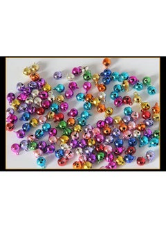 Fodattm 100Pcs Small Copper Bell Jingle Bells Craft Bells Loose Beads Bell For Christmas Festival Decoration Home Decoration Jewelry Making Diy Bracelet Anklets Craft (Multicolor 6Mm)  - Image 3
