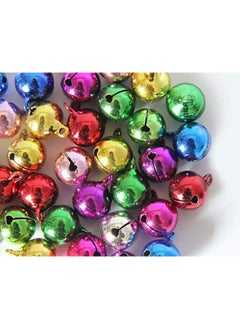 Fodattm 100Pcs Small Copper Bell Jingle Bells Craft Bells Loose Beads Bell For Christmas Festival Decoration Home Decoration Jewelry Making Diy Bracelet Anklets Craft (Multicolor 6Mm)  - Image 5
