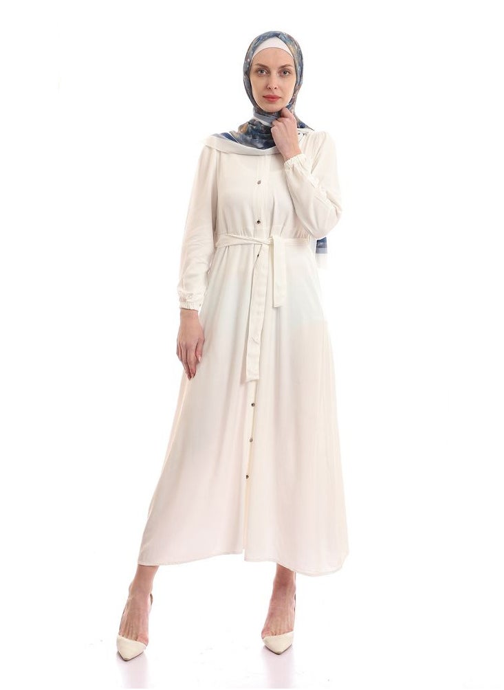 White Turn Down Collar Simple Buttoned Dress - pzsku/ZC02184FD25CA64B5F40AZ/45/_/1697371516/b5264944-3f9e-4c6a-8ac0-3eb4a9015873