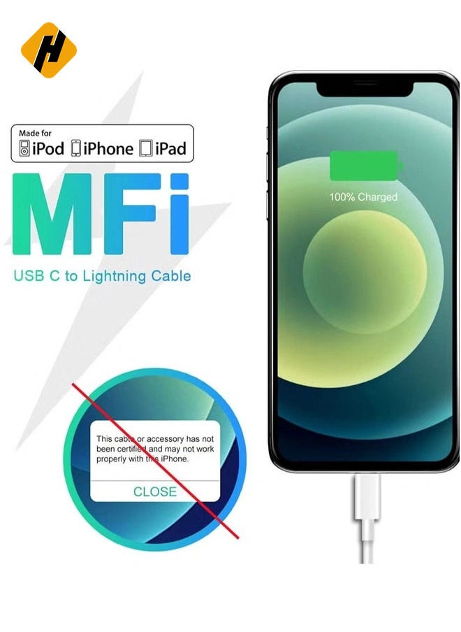 HuHa - 3-Pack USB-C iPhone Fast Charger Lightning Cable - Image 1