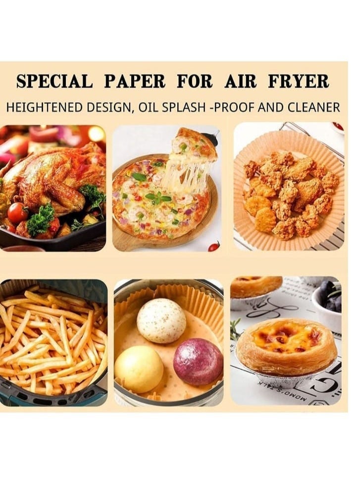 100pcs Disposable Square Air Fryer Liners 20cm XXL – Waterproof, Non-Stick Food Safe Parchment Paper for 5-6L Air Fryer, Oven, Steaming, Roasting, Microwave – Easy Cleaning, Protects Air Fryer, Large Size for Crispy Cooking - Image 3
