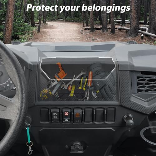 SAUTVS Center Dash Storage Lid for RZR XP 1000Turbo SRZR Trail Center Compartment Storage Box Cover for Polaris RZR XP 1000RZR XP TurboRZR Trail S 20192023 Accessories Replace OEM 5455451070 - Image 3