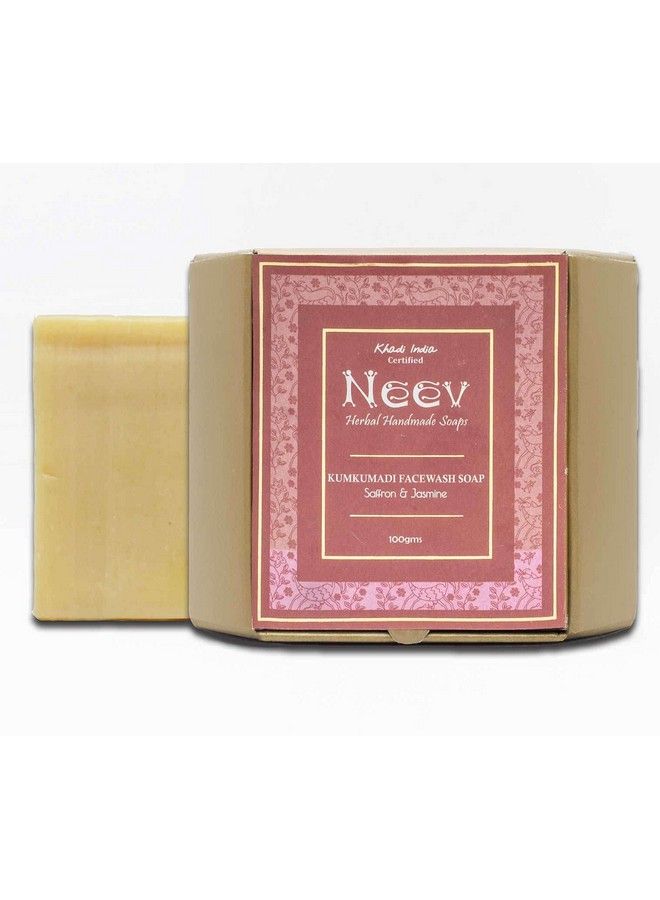 Neev Herbal Handmade Soaps Kumkumadi Soap (100Gm) Set Of 2 - Image 3