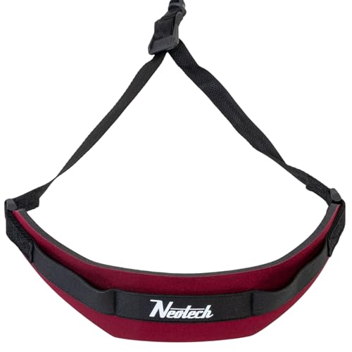 Neo Tech Neotech Saxophone Swivel Hook Neck Strap Soft Sax Padded for Alto Tenor Baritone Soprano – (Regular, Wine) - Made in USA - Image 3