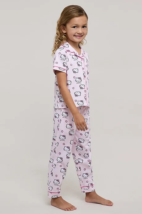 R&B Hello Kitty Print Pyjama Set