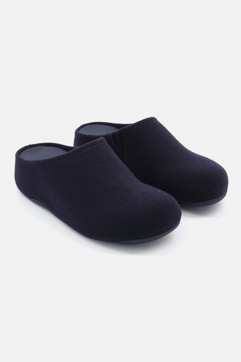 FitFlop صندل نسائي من Shuv Felt سهل الارتداء، أزرق داكن - Image 1