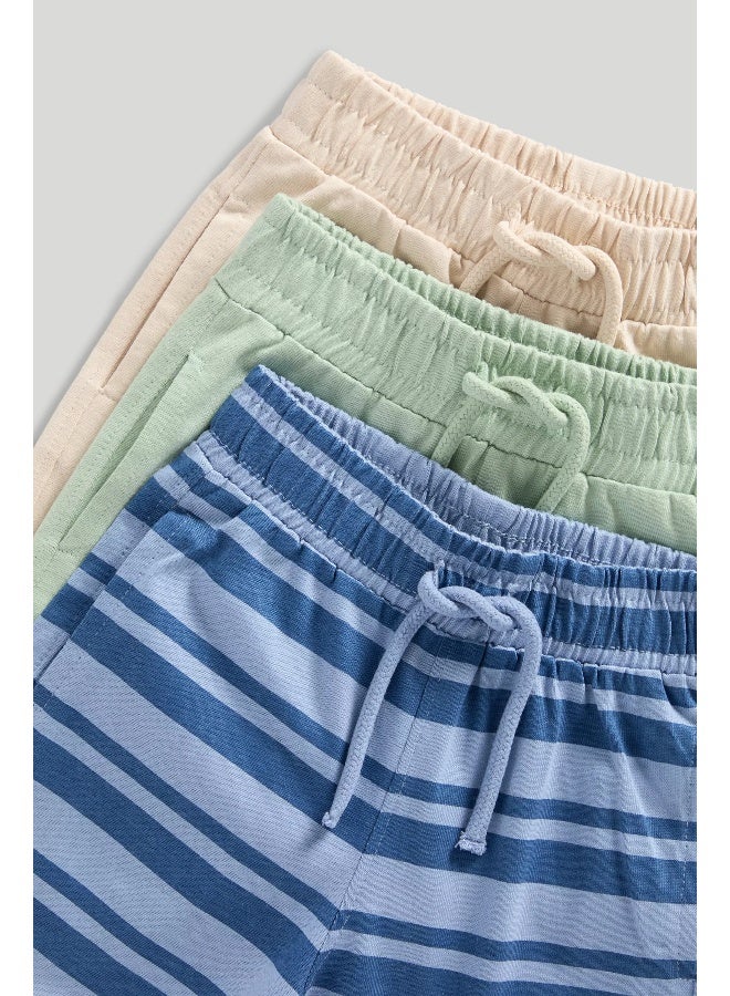 mothercare Jungle Jersey Shorts - 3 Pack  - Image 2