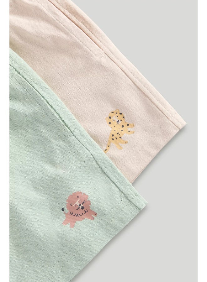 mothercare Jungle Jersey Shorts - 3 Pack  - Image 4