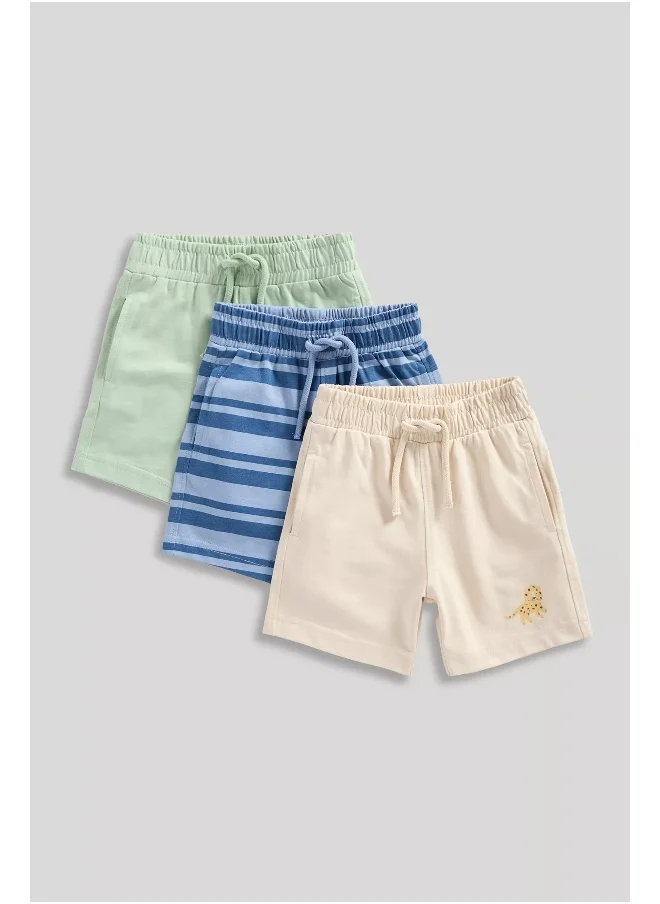 mothercare Jungle Jersey Shorts - 3 Pack